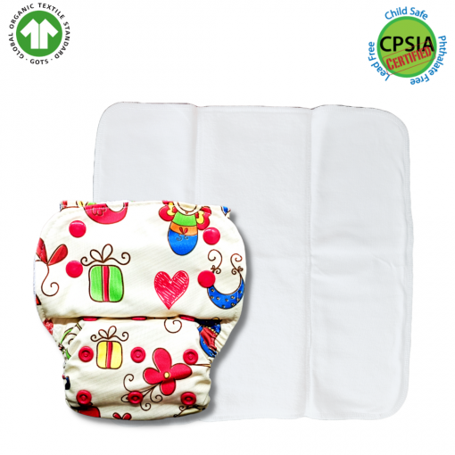 Cloth diaper for daytime