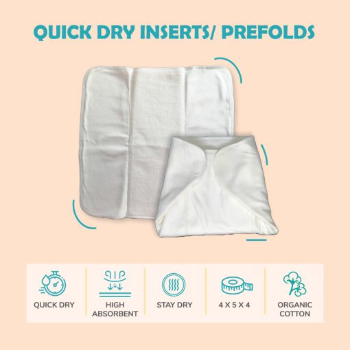 quick dry inserts for cloth diapers