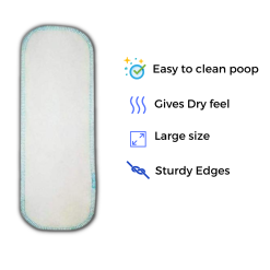 clean poop from cloth diaper