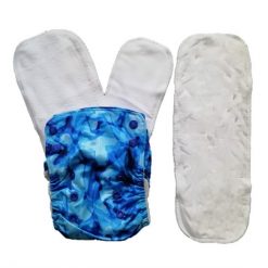 blue cloth diaper for baby
