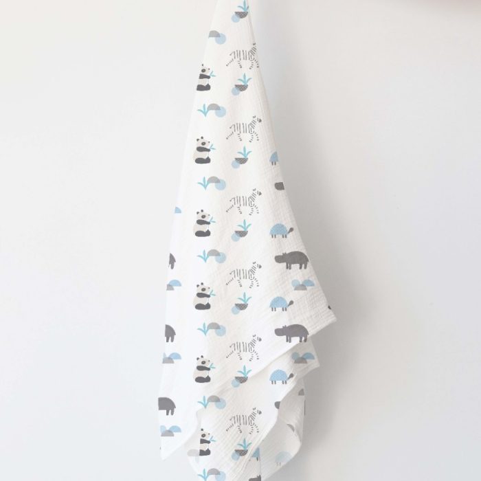 Animal print swaddle